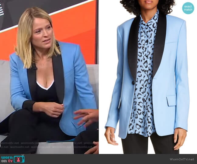 Oren Jacket by A.L.C. worn by Sara Haines on Good Morning America