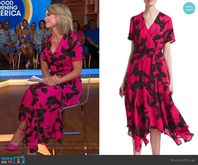 Cora Dress by A.L.C. worn by Amy Robach on Good Morning America