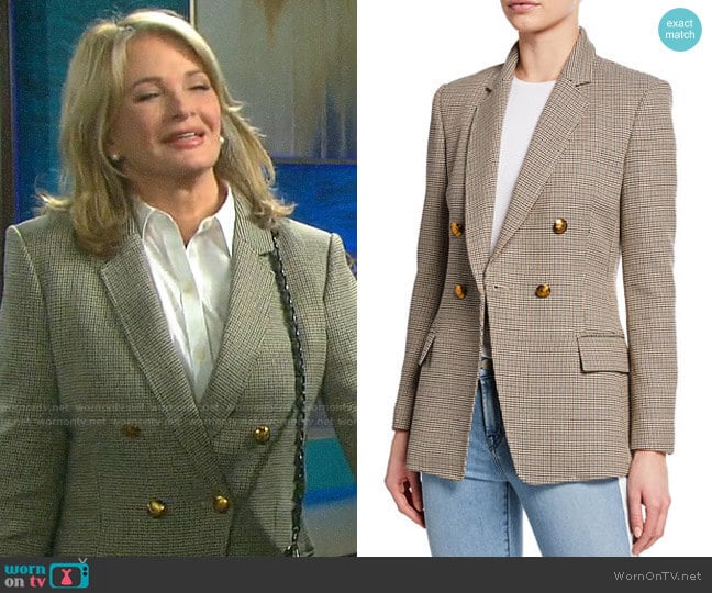 A.L.C Sedgwick Blazer worn by Marlena Evans (Deidre Hall) on Days of our Lives