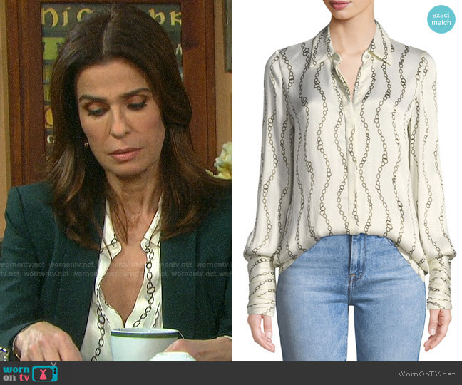 Alexis Laura Top worn by Hope Williams (Kristian Alfonso) on Days of our Lives