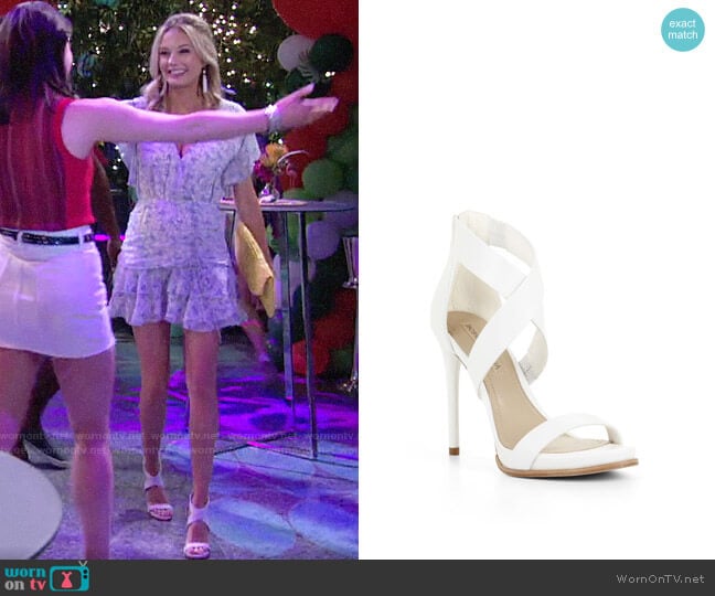 Bcbgmaxazria Elyse Sandals worn by Abby Newman (Melissa Ordway) on The Young and the Restless