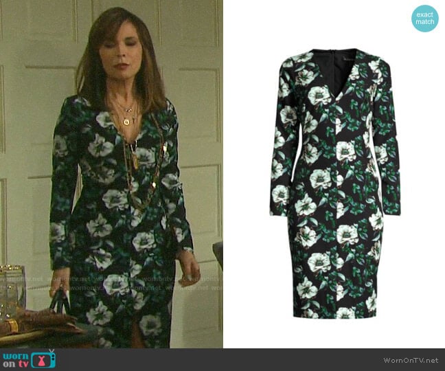 Black Halo Sambora Dress worn by Kate Roberts (Lauren Koslow) on Days of our Lives