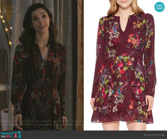 Brook Dress by Parker worn by Alicia Mendoza (Denyse Tontz) on Grand Hotel