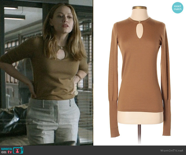 Chanel Keyhole Sweater worn by Keri Allen (Bethany Joy Lenz) on Pearson