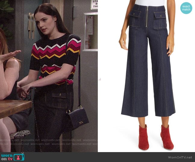 Cinq a Cept Azure Pants worn by Tessa Porter (Cait Fairbanks) on The Young and the Restless