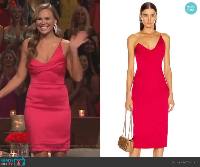 Sleeveless Pencil Dress by Cushnie worn by Hannah Brown on The Bachelorette