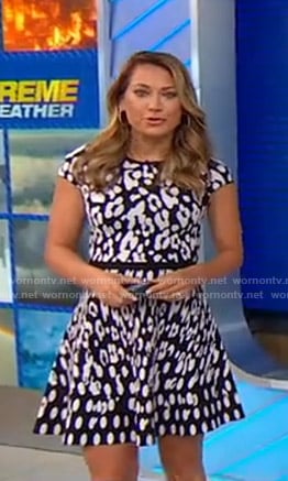 Ginger’s leopard print dress on Good Morning America