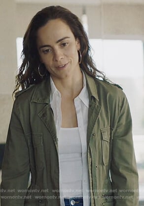 Alice Braga Superman & Lois S05 Teresa Mendoza Leather Jacket