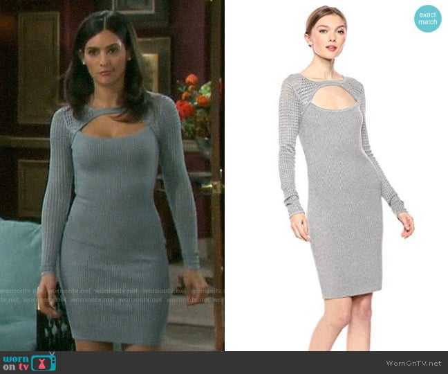 Guess Allison Amory Sweater Dress worn by Gabi Hernandez (Camila Banus) on Days of our Lives