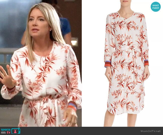 WornOnTV: Nina’s white and red floral dress on General Hospital ...