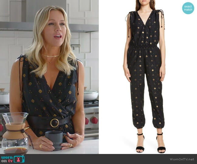 Nadezhda Jumpsuit by Joie worn by Jennie Garth (Jennie Garth) on BH90210