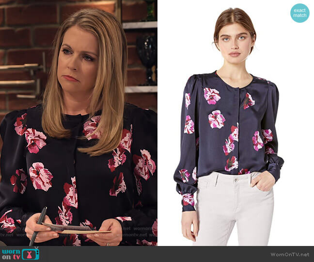 Liz’s floral blouse on No Good Nick