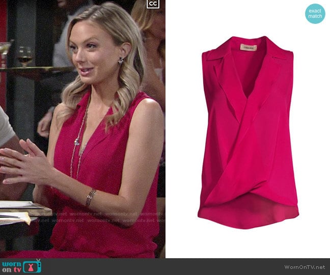 L'Agence Freja Top worn by Abby Newman (Melissa Ordway) on The Young and the Restless