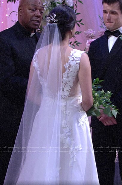 Lola’s wedding dress on The Young and the Restless