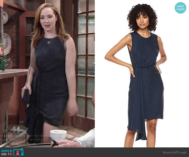 Milly Washed Stretch Silk Rachel Dress worn by Mariah Copeland (Camryn Grimes) on The Young and the Restless