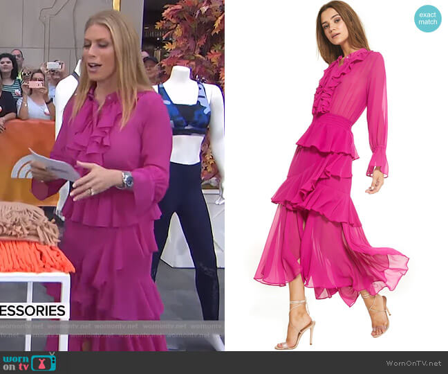 Agnese Dress by Misa worn by Jill Martin on Today