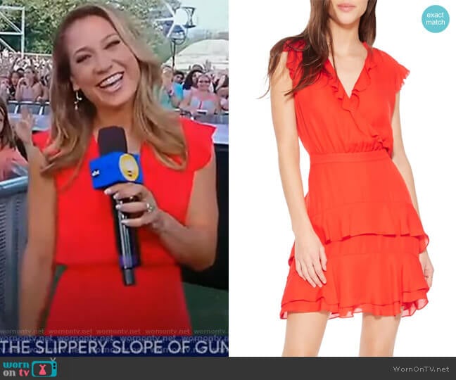 Tangia Dress by Parker worn by Ginger Zee on Good Morning America