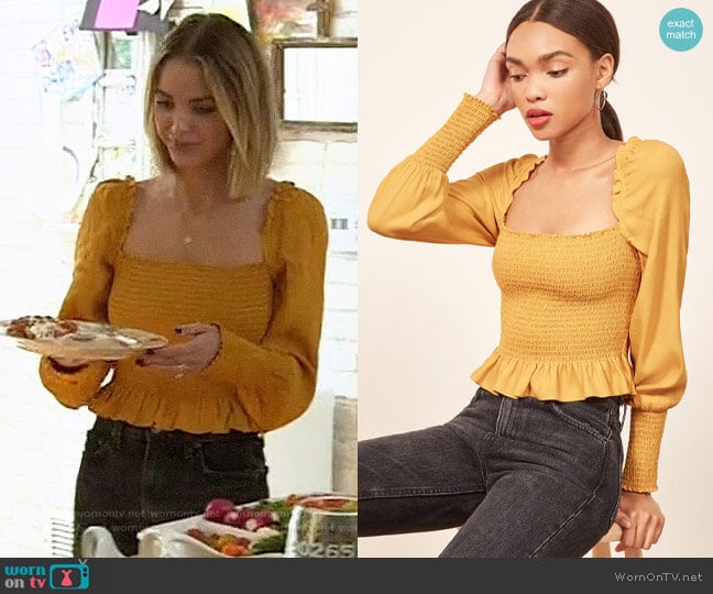 Reformation Francis Top worn by Kaitlynn Carter (Kaitlynn Carter) on The Hills New Beginnings