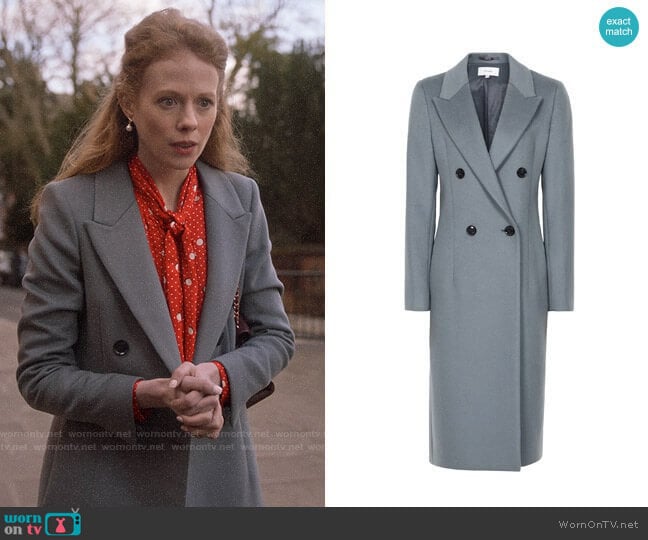 Reiss Heston Coat worn by Gemma (Zoe Boyle) on Four Weddings and a Funeral