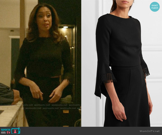 WornOnTV: Jessica’s black crop top and skirt on Pearson | Gina Torres ...