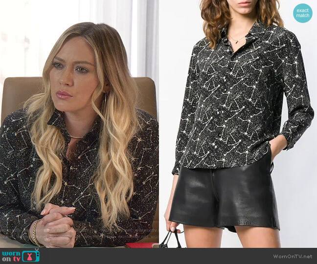 WornOnTV: Kelsey's black cape on Younger, Hilary Duff