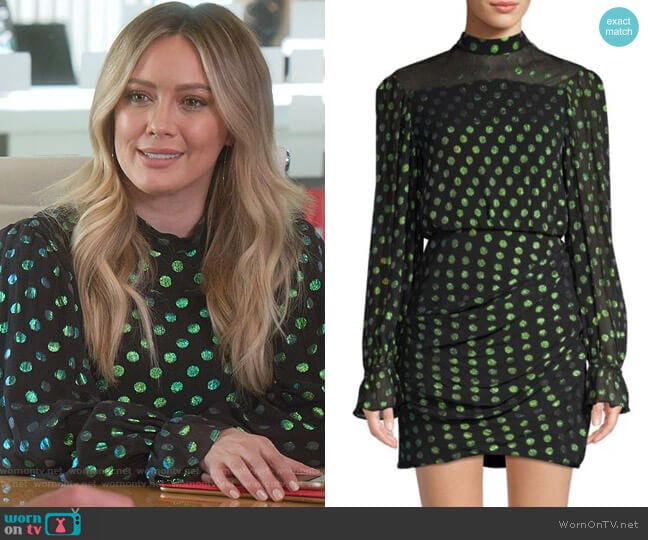 Rina Dress by Saloni worn by Kelsey Peters (Hilary Duff) on Younger