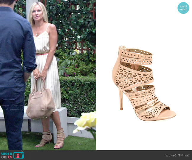 Sam Edelman Alysia Sandals worn by Sharon Newman (Sharon Case) on The Young and the Restless