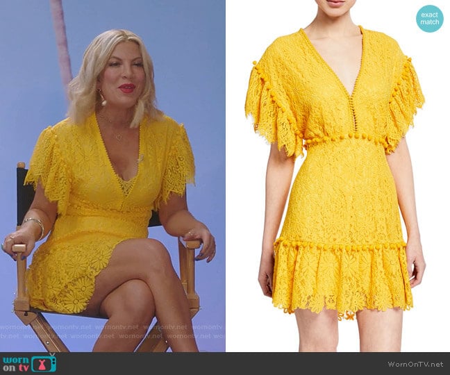 Nanatte Mini Dress by Saylor worn by Tori Spelling (Tori Spelling) on BH90210