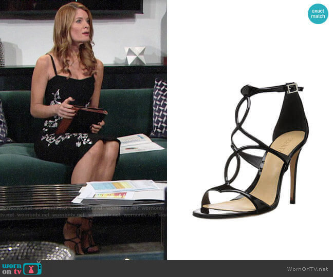 Schutz Rania Sandals worn by Phyllis Summers (Michelle Stafford) on The Young and the Restless