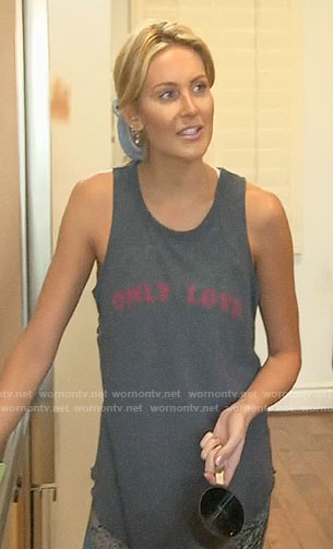Stephanie’s Only Love tank top on The Hills New Beginnings