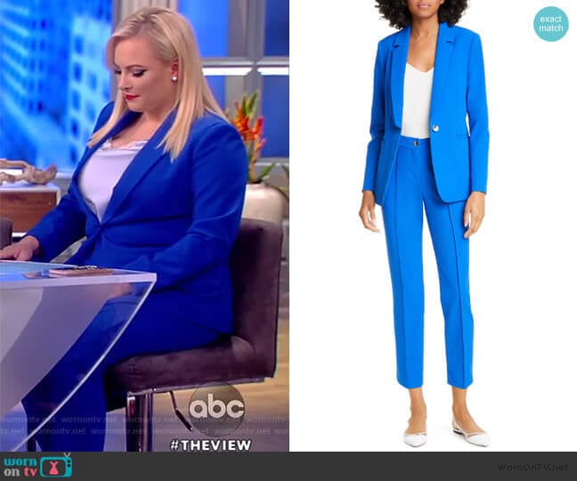 Ariee Single Breasted Blazer and Ariett Pants by Ted Baker worn by Meghan McCain on The View