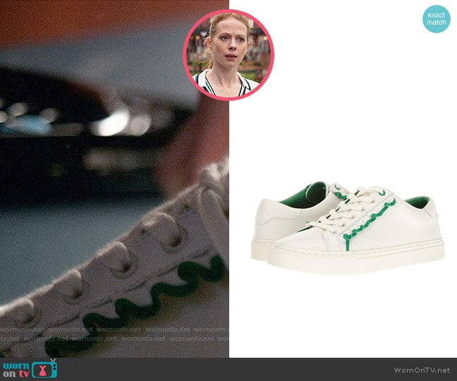 Tory Sport Ruffle Sneaker worn by Gemma (Zoe Boyle) on Four Weddings and a Funeral