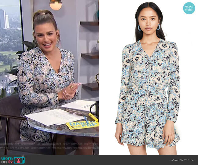 Riggins Dress by Veronica Beard worn by Carissa Loethen Culiner on E! News