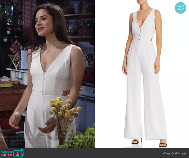 WornOnTV: Lola’s white bachelorette party jumpsuit on The Young and the ...