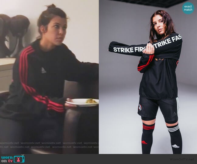 First Strike Jacket by Kith x Adidas worn by Khloe Kardashian on Keeping Up with the Kardashians