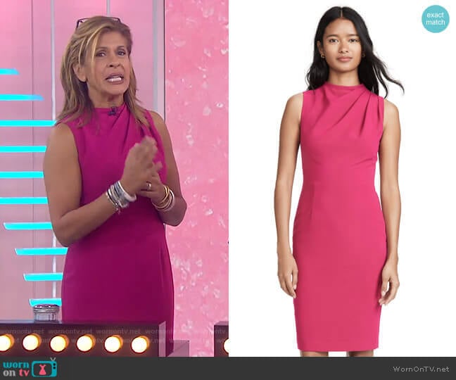 Corrine Sheath Dress by Black Halo worn by Hoda Kotb on Today