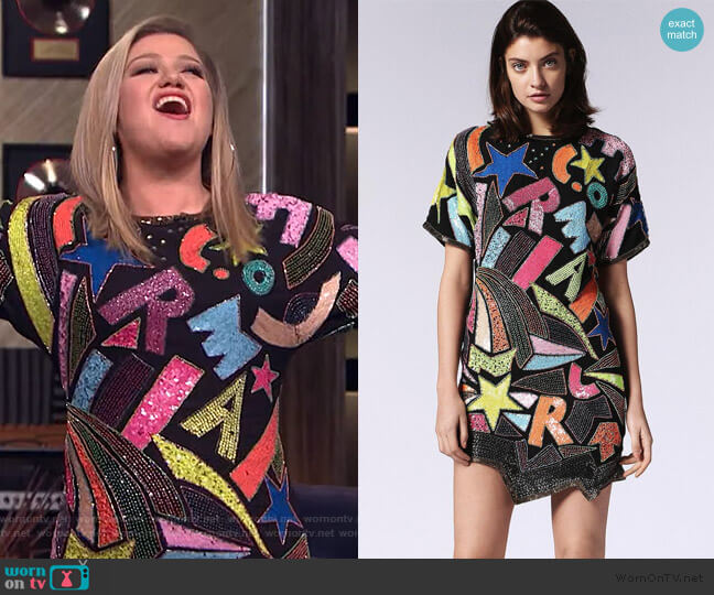 Mirage Dress by Diesel worn by Kelly Clarkson  on The Kelly Clarkson Show