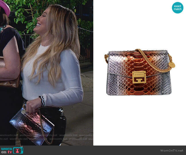 WornOnTV: Kelsey’s white striped cuff sweater on Younger | Hilary Duff ...