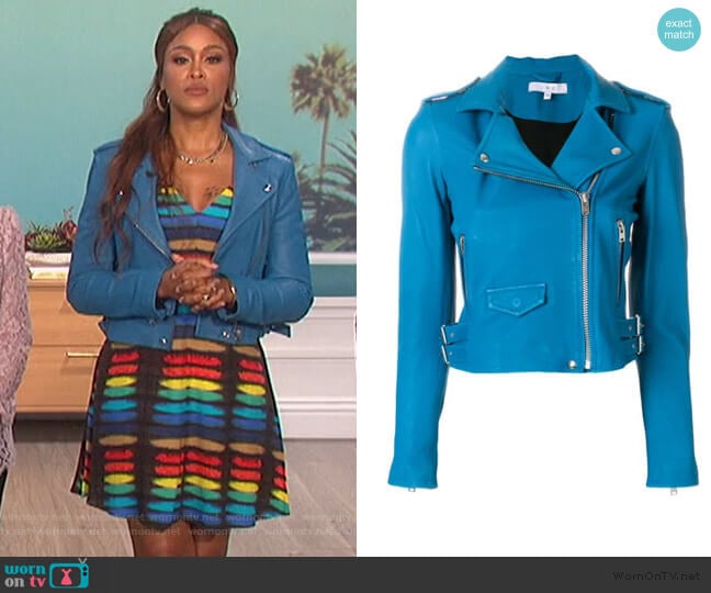 Ashville Biker Jacket by IRO worn by Eve on The Talk