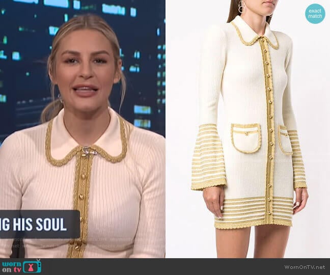 Kashmir Mini Dress by Alice McCall worn by Morgan Stewart on E! News