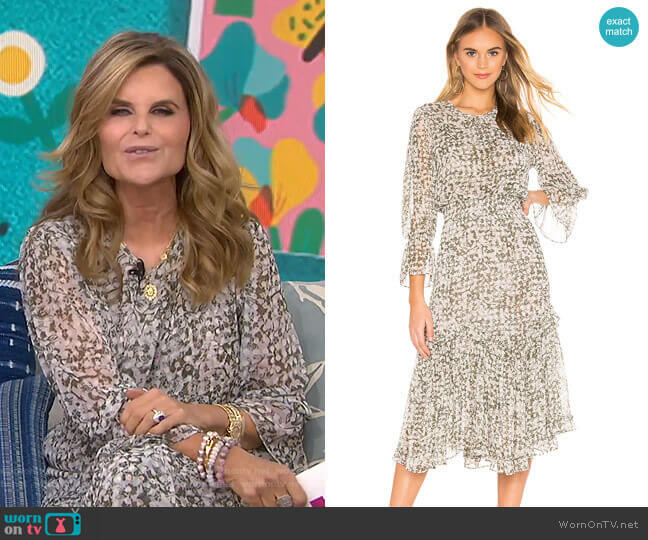 WornOnTV: Maria Shriver’s floral print midi dress on Today | Maria ...