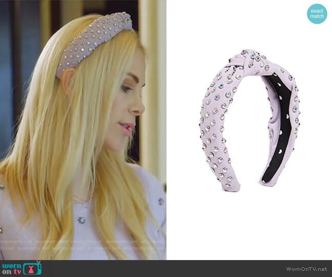 Crystal Headband by Lele Sadoughi worn by Kameron Westcott on The Real Housewives of Dallas