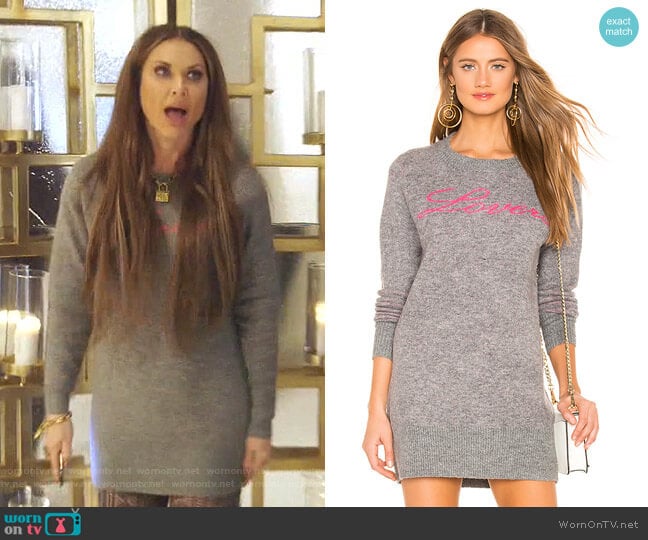 For Lovers Sweater Dress by Lovers + Friends worn by LeeAnne Locken on The Real Housewives of Dallas