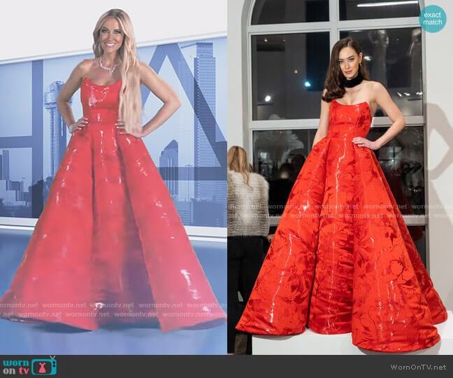 by Mackenzie Brittingham worn by Stephanie Hollman on The Real Housewives of Dallas