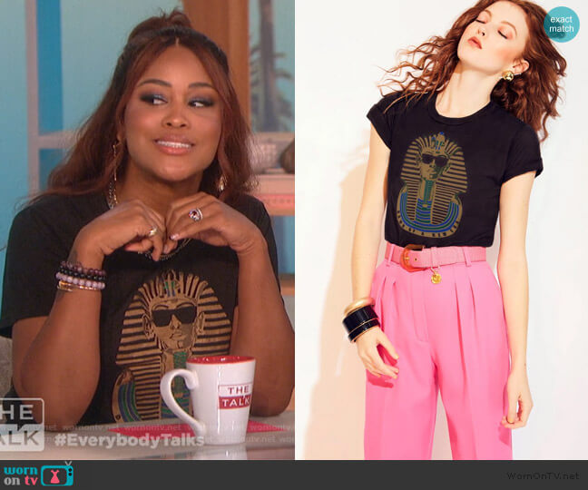 Pharaoh Classic Fit Tee by Monogram worn by Eve on The Talk