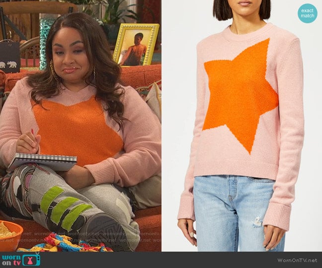 Star Jumper by PS Paul Smith worn by Raven Baxter (Raven-Symoné) on Ravens Home