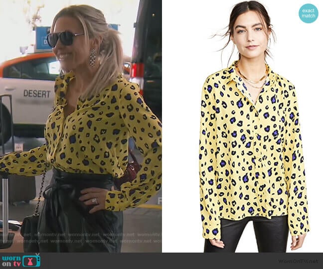 Blythe Blouse by RtA worn by Braunwyn Windham-Burke on The Real Housewives of Orange County