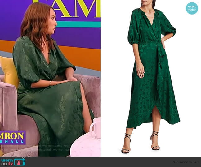 Olivia Dress by Saloni worn by Catt Sadler on the Tamron Hall Show