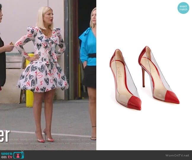 Cendi Pump by Schutz worn by Tori Spelling (Tori Spelling) on BH90210