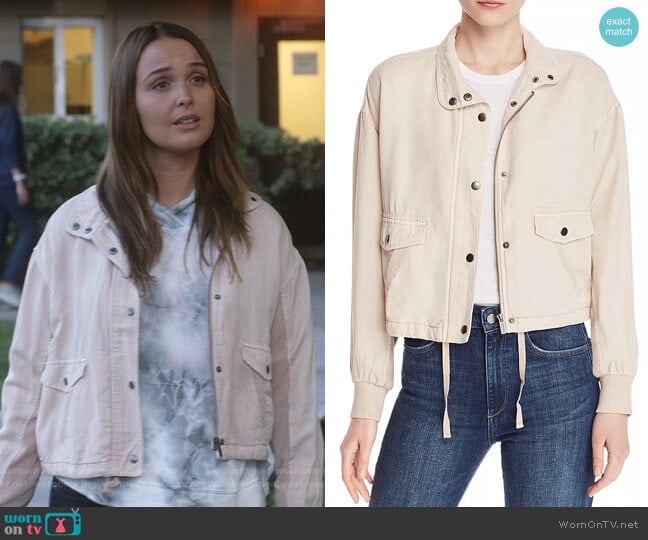 Austin Cropped Jacket by Splendid worn by Jo Wilson (Camilla Luddington) on Greys Anatomy